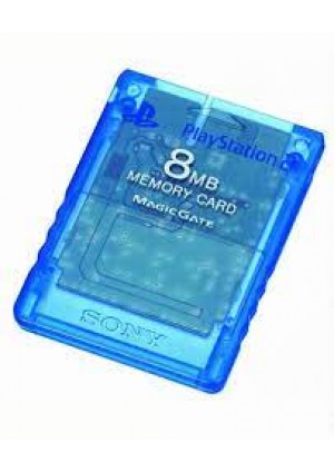 Carte Mémoire Pour PS2 / Playstation 2 8MB Officielle Sony - Bleue Transparente